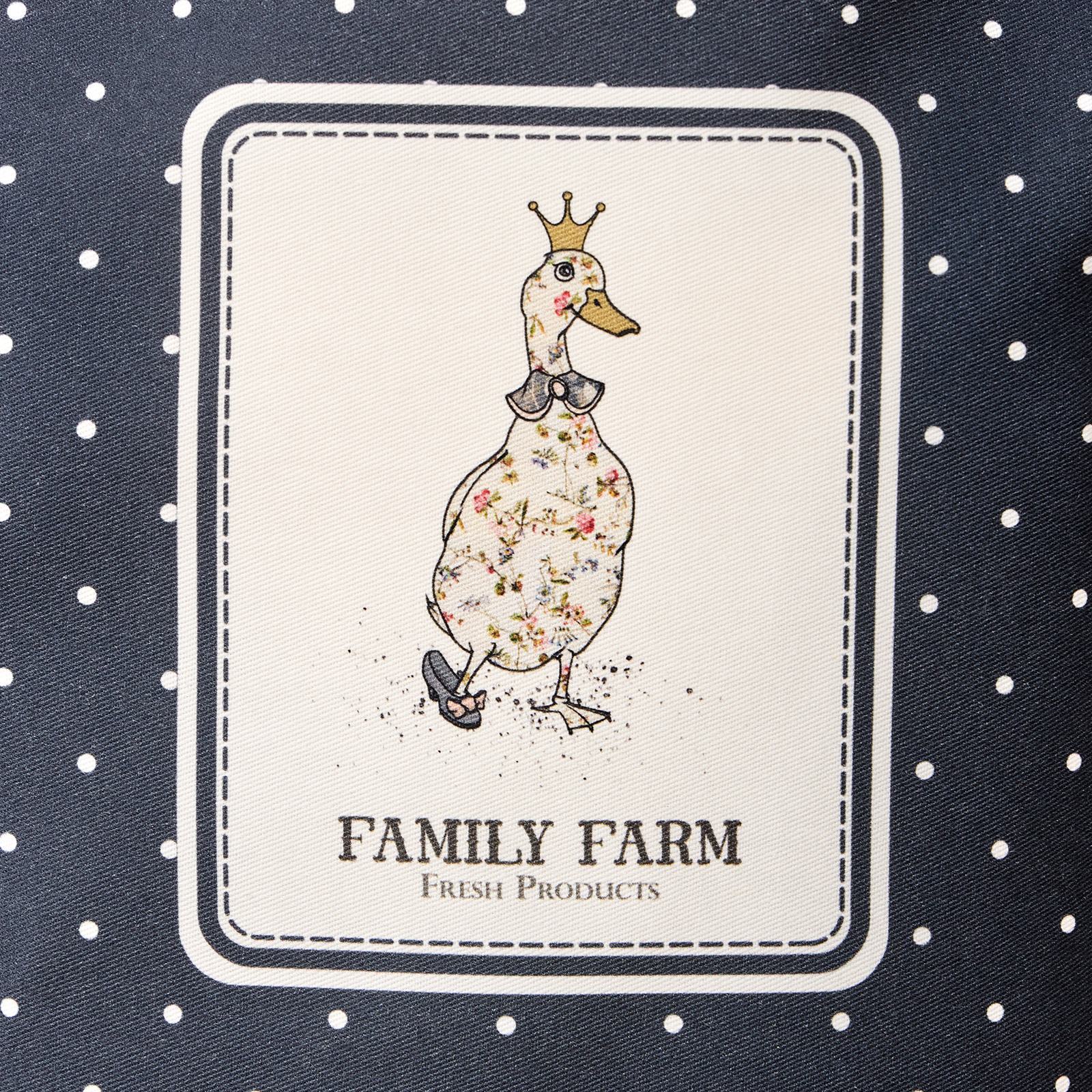 ФАРТУК "FAMILY FARM" 60Х70 СМ 100% ХЛОПОК,СИНИЙ, КАЙМА,ТВИЛ,ПРОПИТКА