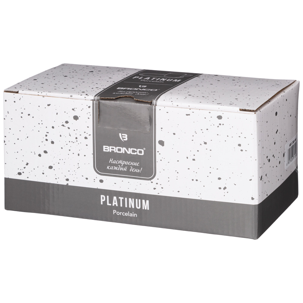 ЧАЙНАЯ ПАРА BRONCO "PLATINUM" 230МЛ (КОР=24НАБ.)