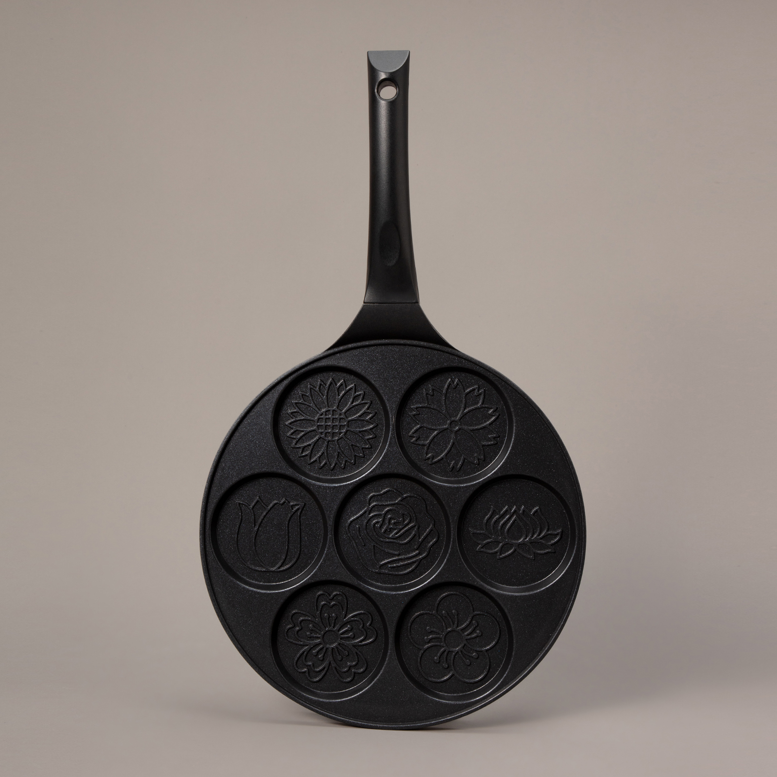 СКОВОРОДА AGNESS "FLOWER STORY" ДЛЯ ОЛАДИЙ С АНТИПРИГАР.ПОКРЫТИЕМ ДИАМЕТР=26.5 СМ