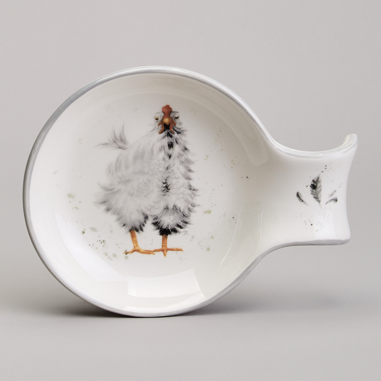 ПОДСТАВКА ПОД ЛОЖКУ LEFARD "FUNNY HENS" 15*11,5*2,5 СМ (КОР=48ШТ.)