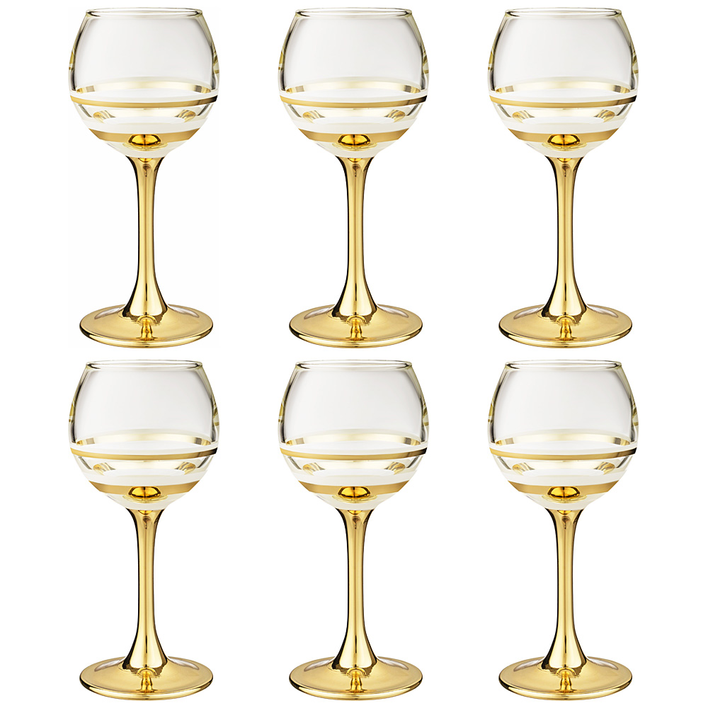 НАБОР ИЗ 6-ТИ РЮМОК "LINE GOLD", 65 МЛ