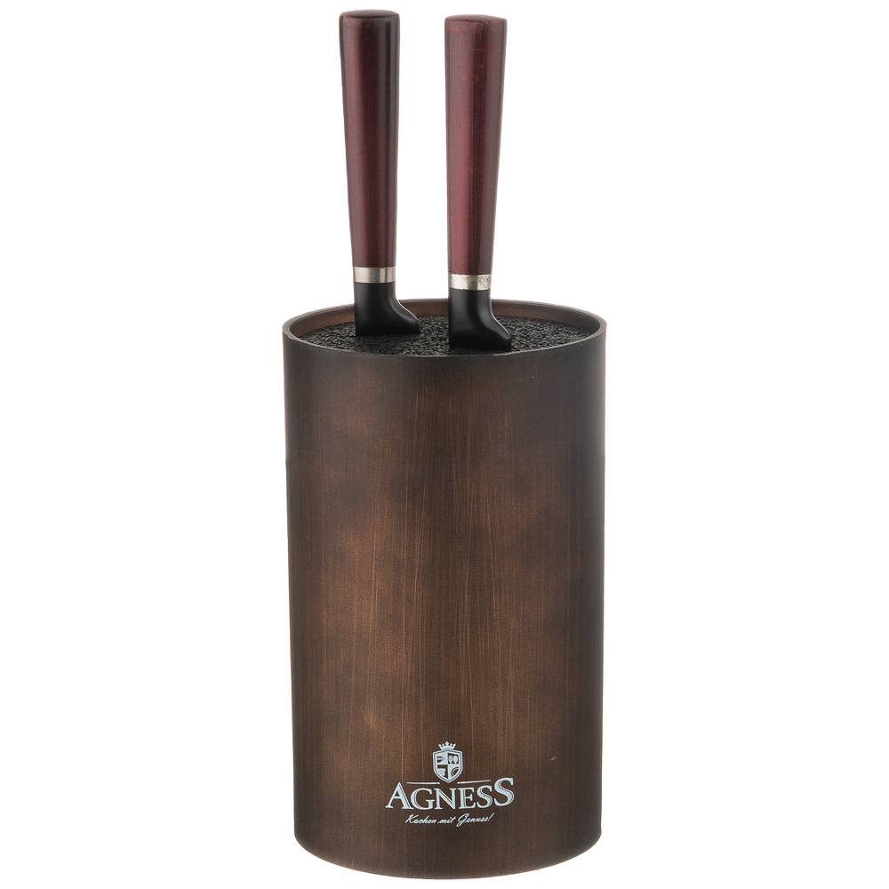 ПОДСТАВКА ДЛЯ НОЖЕЙ AGNESS "BEST" УНИВЕРСАЛЬНАЯ,11*18СМ