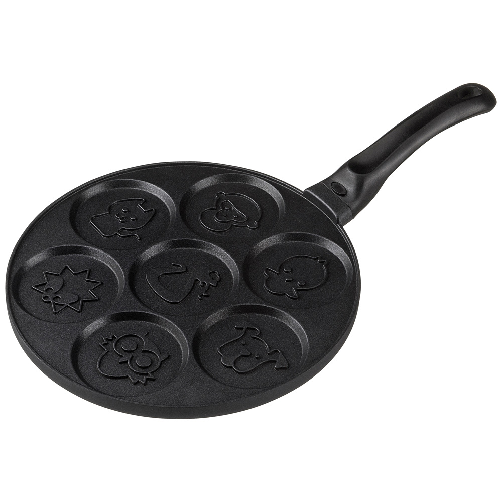 СКОВОРОДА AGNESS "FUNNY ZOO" С АНТИПРИГАР.ПОКРЫТИЕМ ДИАМЕТР=26.5 СМ.НА 7 ПОРЦИЙ (КОР=6ШТ.)