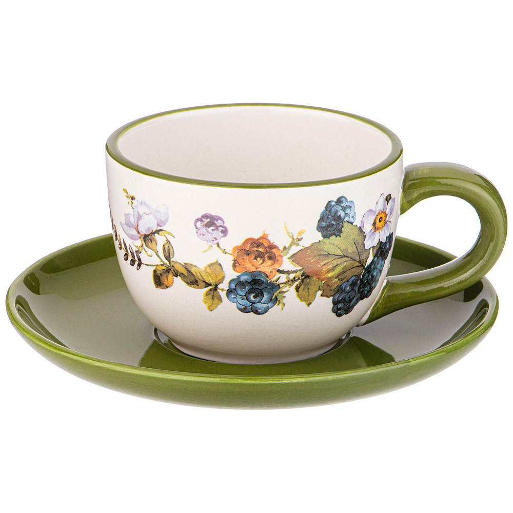 ЧАЙНАЯ ПАРА AGNESS "УРОЖАЙ" 15*7 СМ  220 МЛ (КОР=36НАБ.)