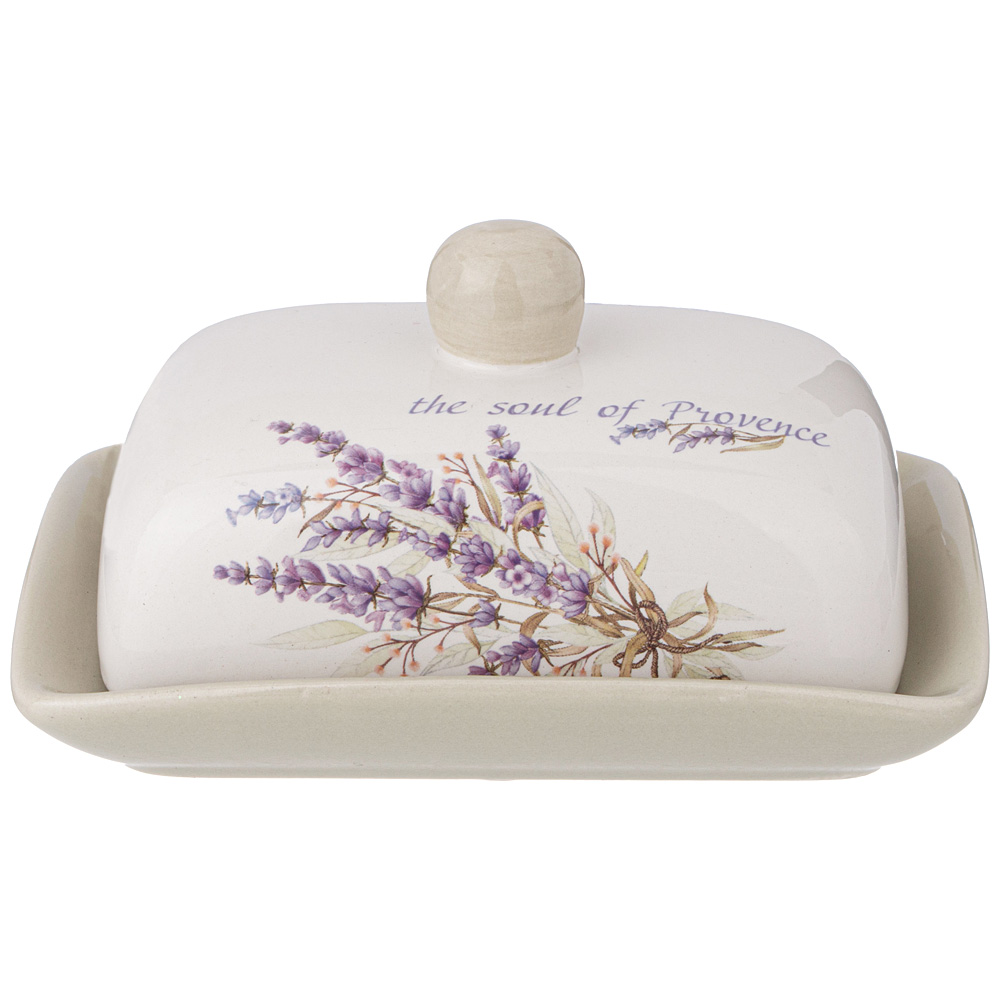 МАСЛЕНКА AGNESS "ДУША ПРОВАНСА" 17*12,5*9 СМ (КОР=32ШТ.)