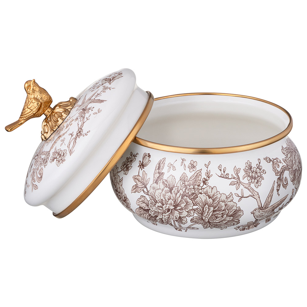 САХАРНИЦА LEFARD ЭМАЛИРОВАННАЯ, СЕРИЯ ROYAL GARDEN 850MЛ