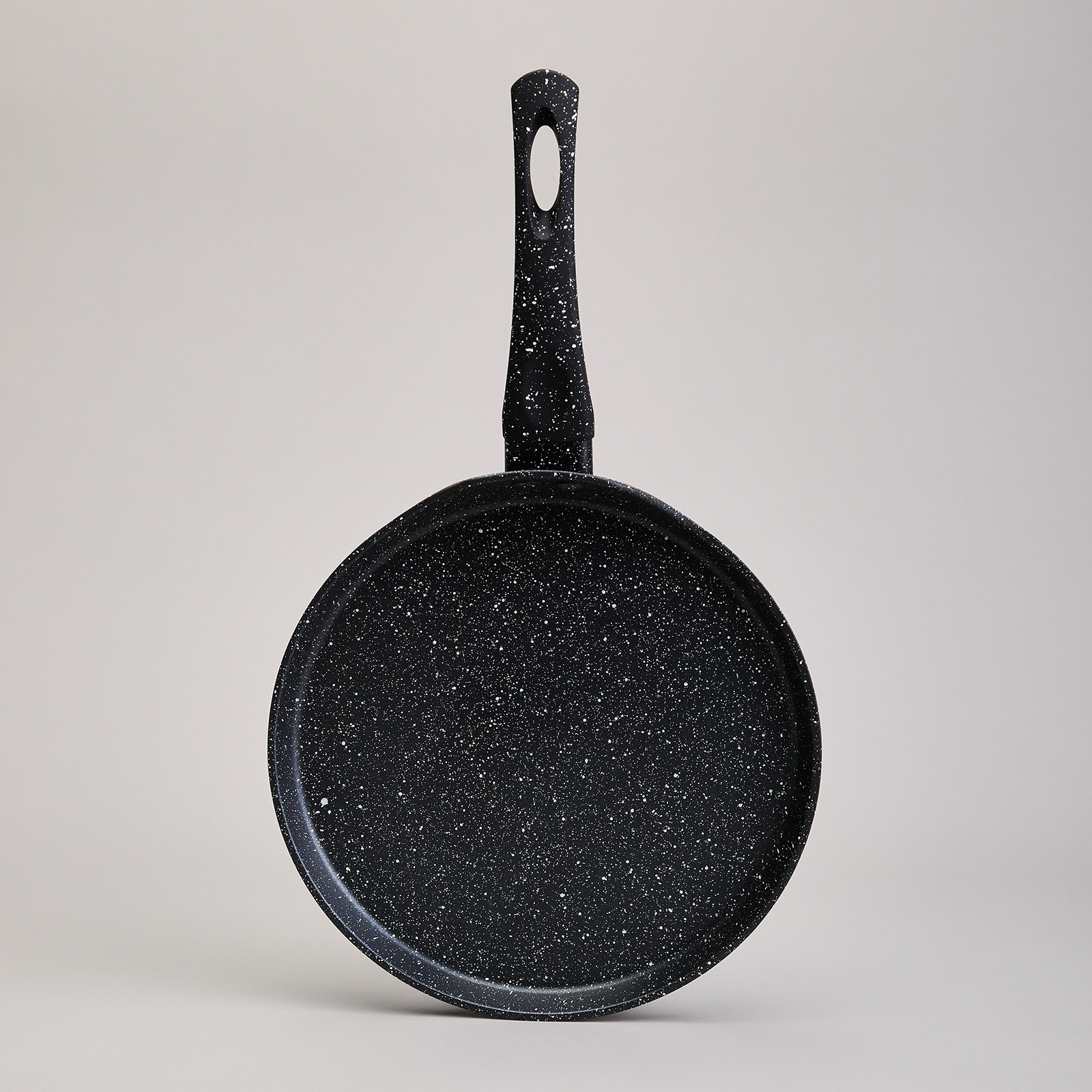 СКОВОРОДА БЛИННАЯ AGNESS С АНТИПРИГАРНЫМ ПОКРЫТИЕМ "BLACK MARBLE", 22Х2СМ, ИНДУКЦИОННОЕ ДНО