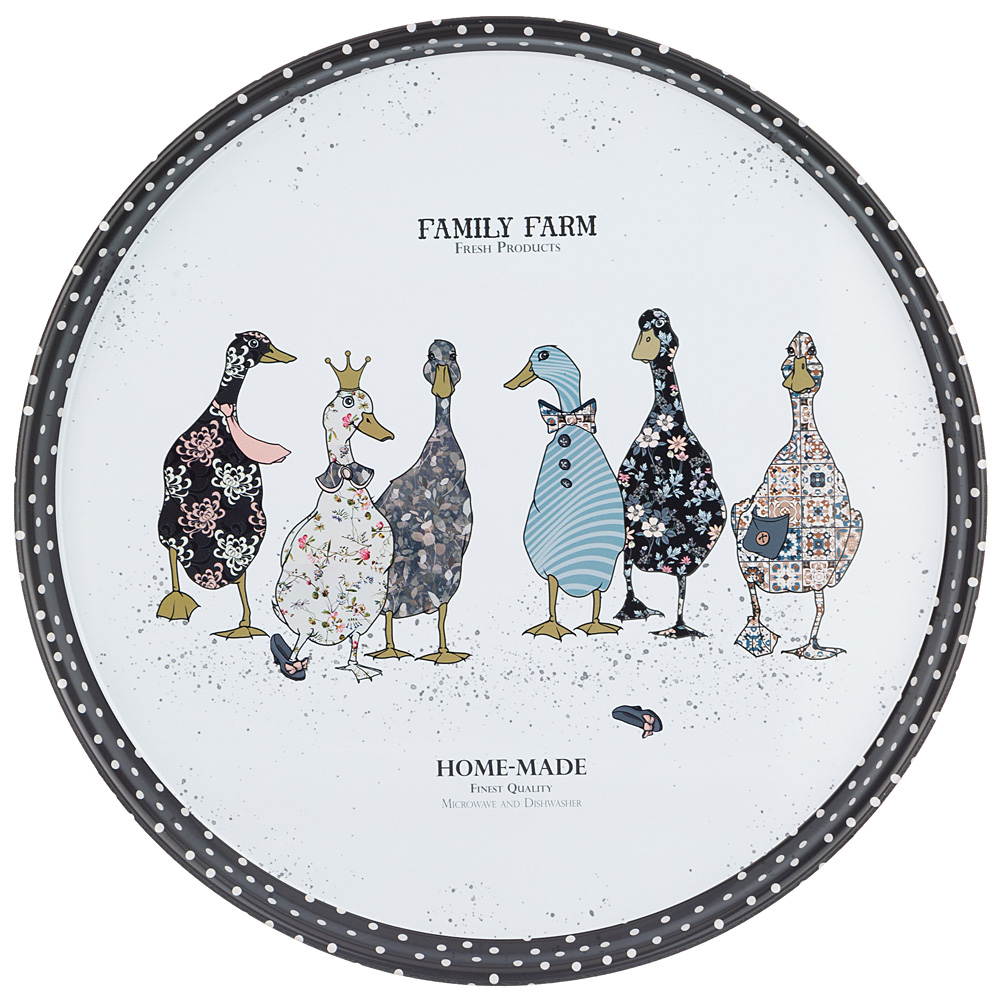 ПОДНОС СЕРВИРОВОЧНЫЙ AGNESS "FAMILY FARM" 33*2,1 СМ