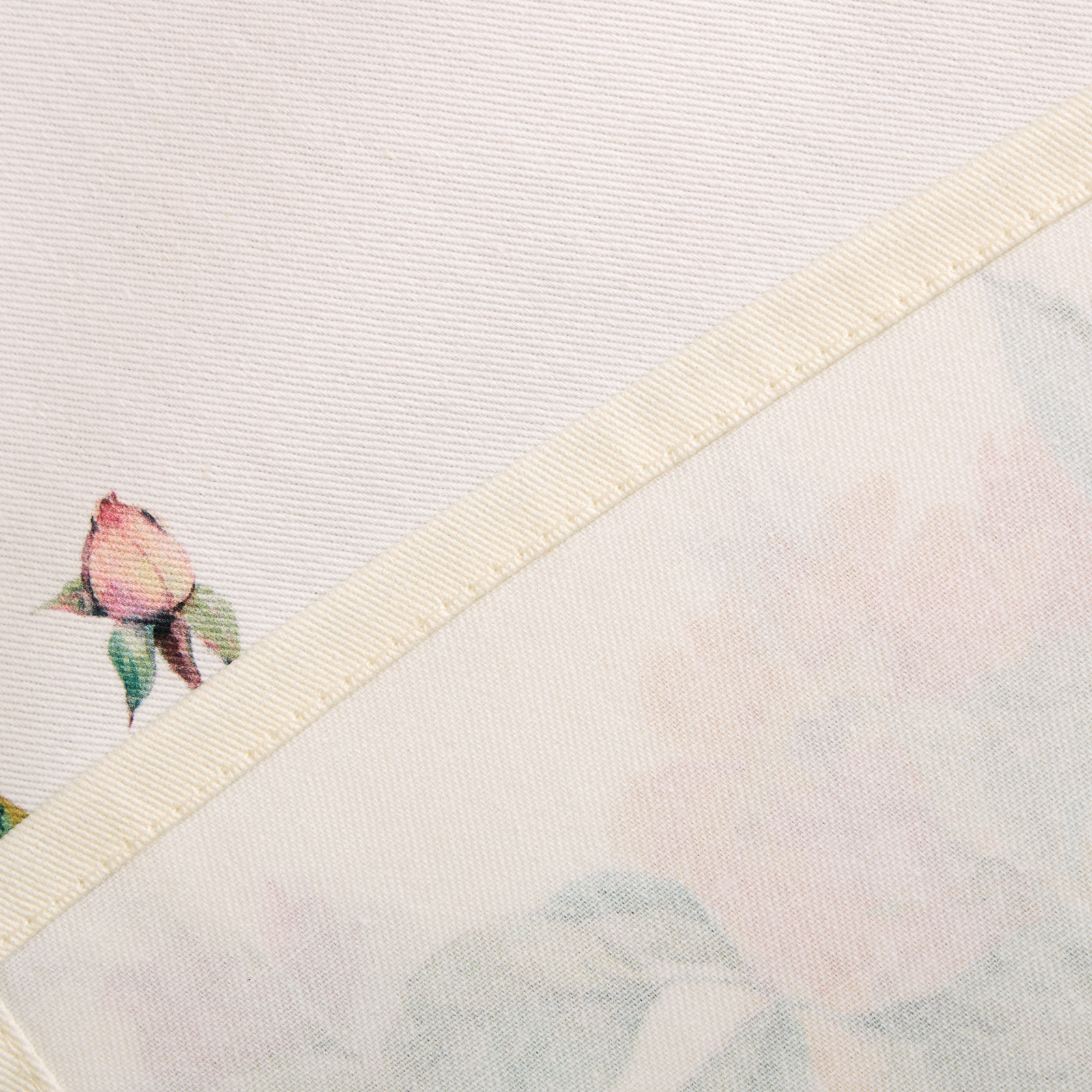 НАБОР  ПОЛОТЕНЕЦ ИЗ 2-Х ШТ "ВИНТАЖ"40Х60 СМ ,КРЕМОВЫЙ, 100% ХЛОПОК,ТВИЛ