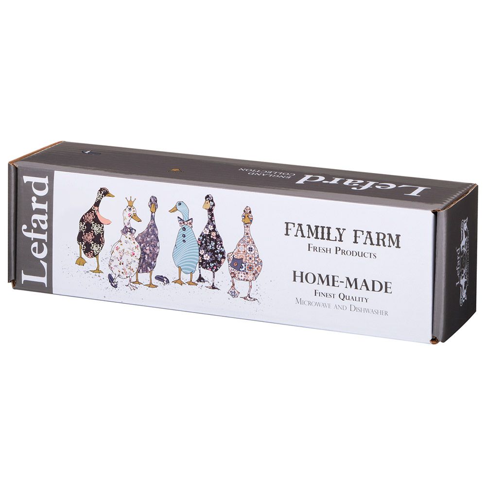 НАБОР СОУСНИКОВ НА ПОДСТАВКЕ LEFARD "FAMILY FARM" 5 ПР. 25 * 7 * 5 СМ 65 МЛ (КОР=24НАБ.)