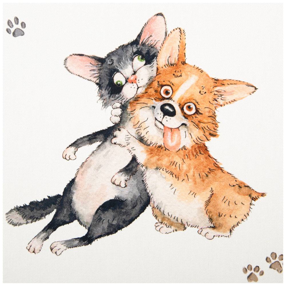 ФАРТУК "ДРУЖБА" 60Х70 СМ 100% ХЛОПОК,ТВИЛ, БЕЛ