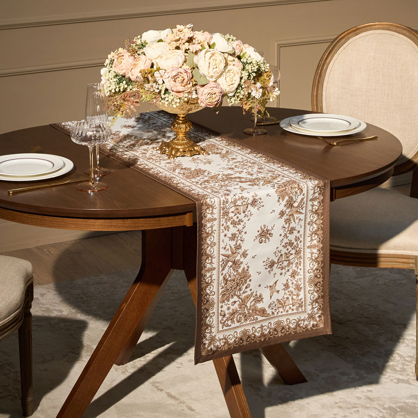 ДОРОЖКА  " ROYAL GARDEN" 40Х146СМ ,БЕЛЫЙ ,100% ХЛОПОК ,ТВИЛ С ПРОПИТКОЙ