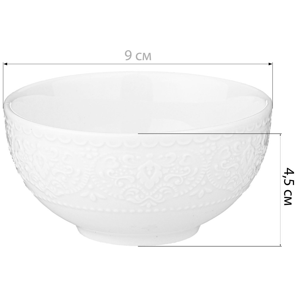 РОЗЕТКА LEFARD "SOPHISTICATION" 9*4,5 СМ (КОР=96ШТ.)