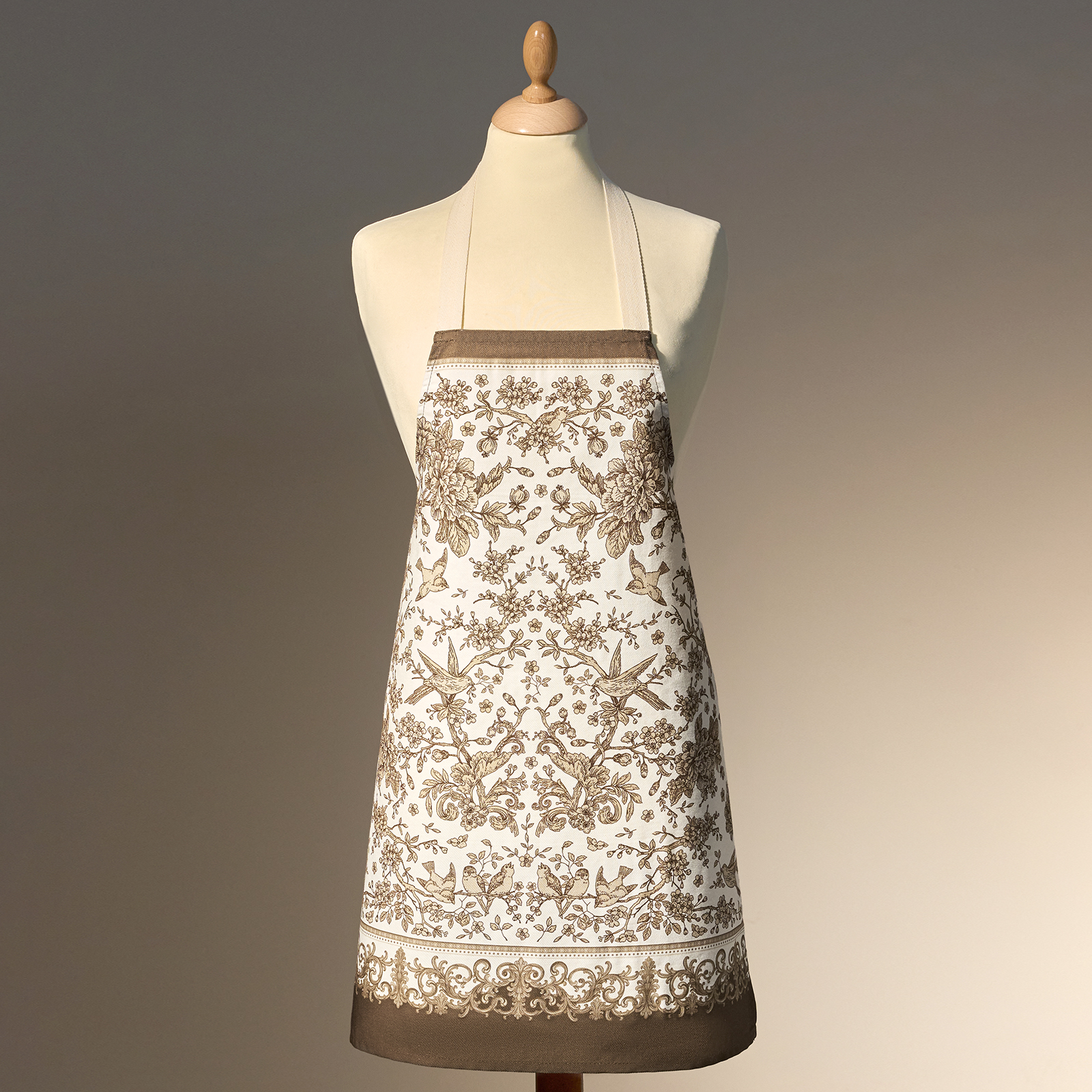 ФАРТУК "RICH GARDEN", 60Х70СМ ,100% ХЛОПОК,БЕЛЫЙ ,ТВИЛ,ПРОПИТКА