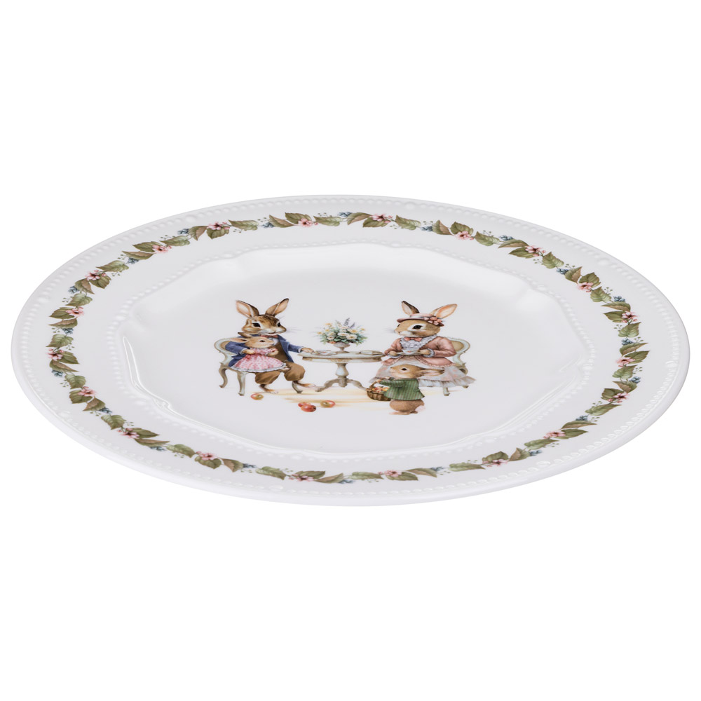 ТАРЕЛКА ОБЕДЕННАЯ LEFARD "RABBITS FAMILY" 25,5 СМ