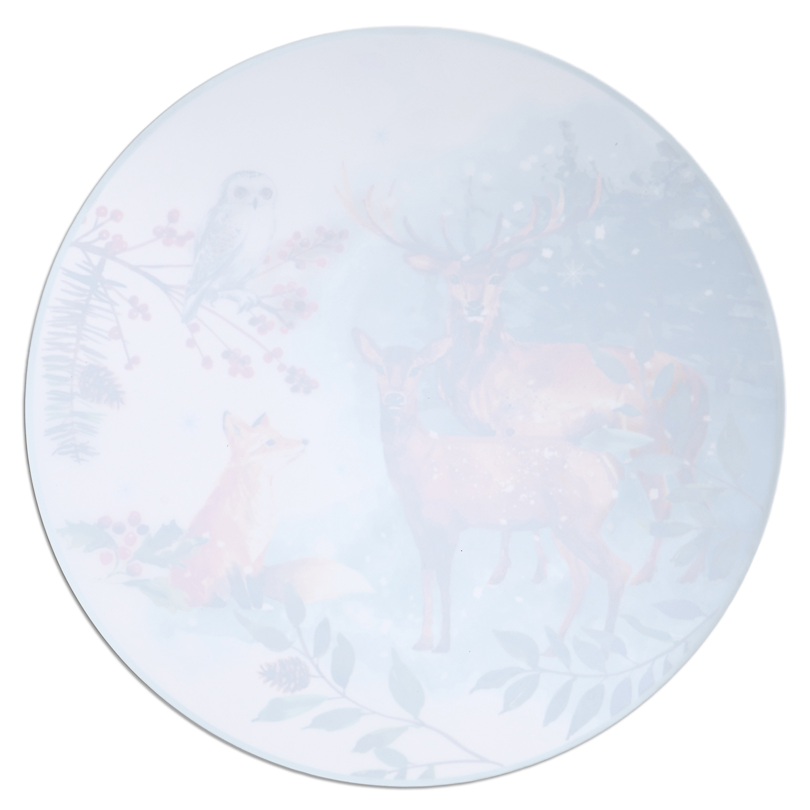 НАБОР ПОДСТАНОВОЧНЫХ САЛФЕТОК "ЗИМНЯЯ СКАЗКА" ИЗ 4 ШТ., ДИАМЕТР=38 СМ