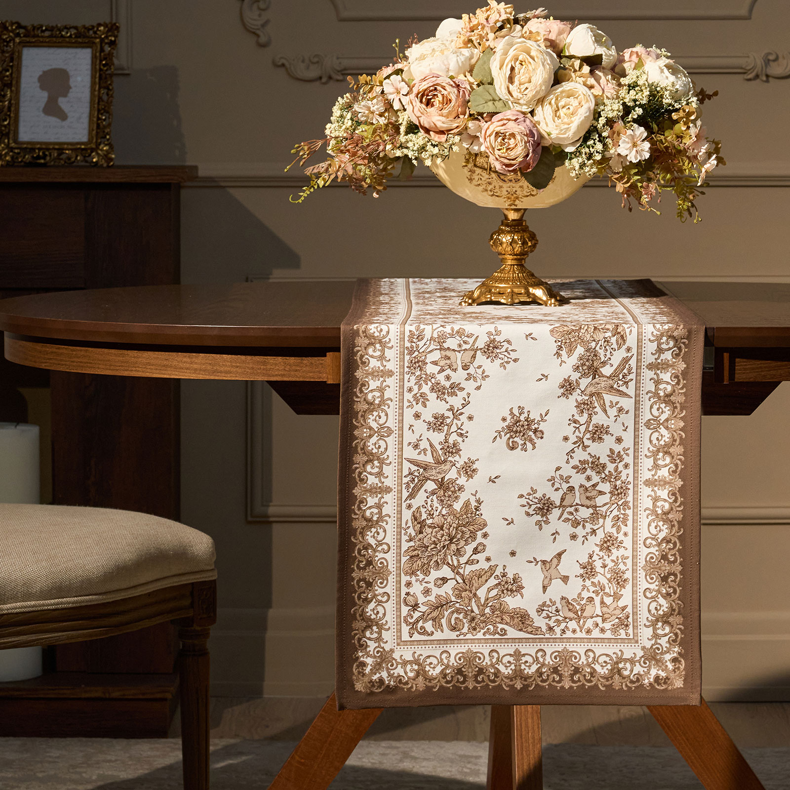 ДОРОЖКА  " ROYAL GARDEN" 40Х146СМ ,БЕЛЫЙ ,100% ХЛОПОК ,ТВИЛ С ПРОПИТКОЙ