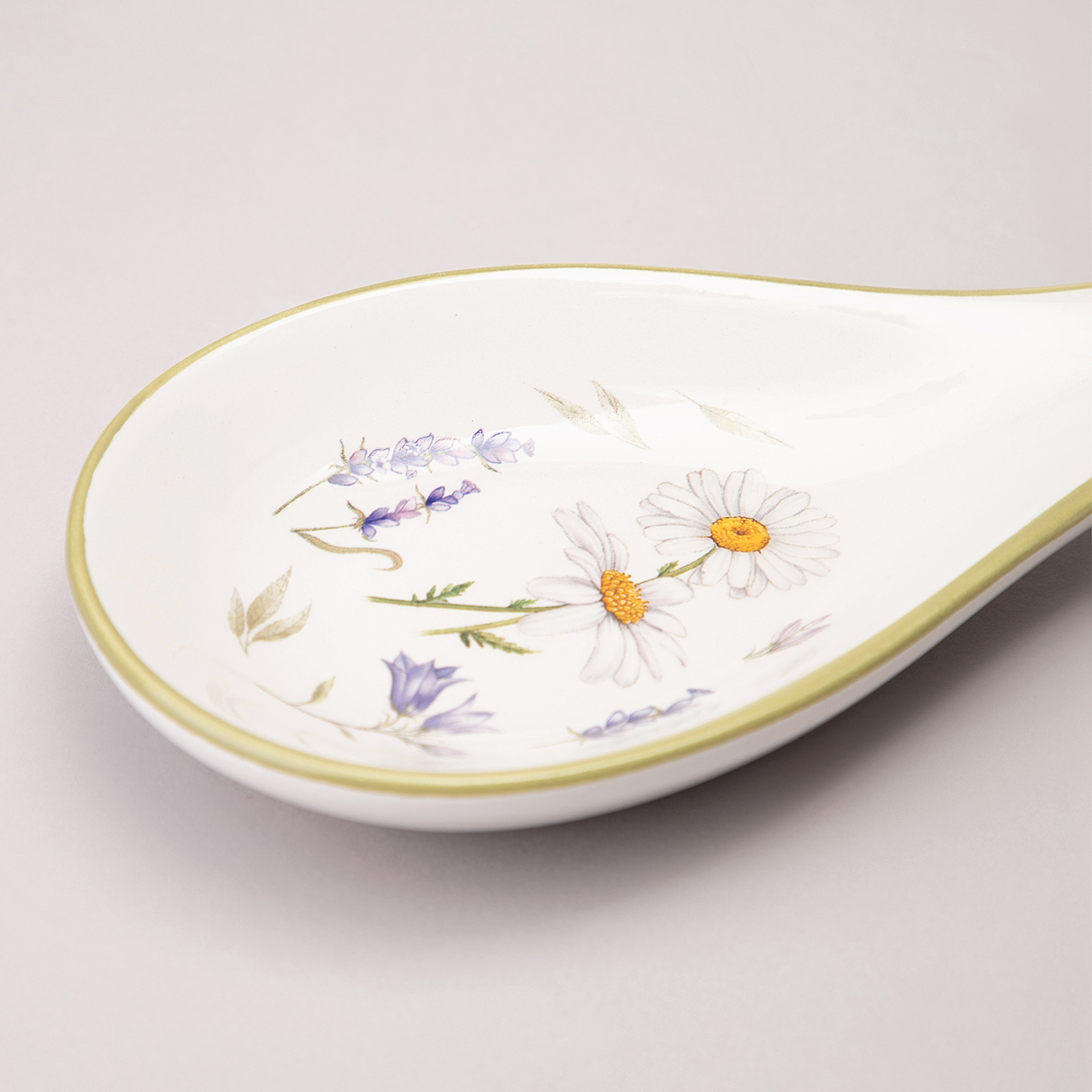 ПОДСТАВКА ПОД ЛОЖКУ AGNESS "FLOWER STORY" 25*9*2,5 СМ (КОР=48ШТ.)