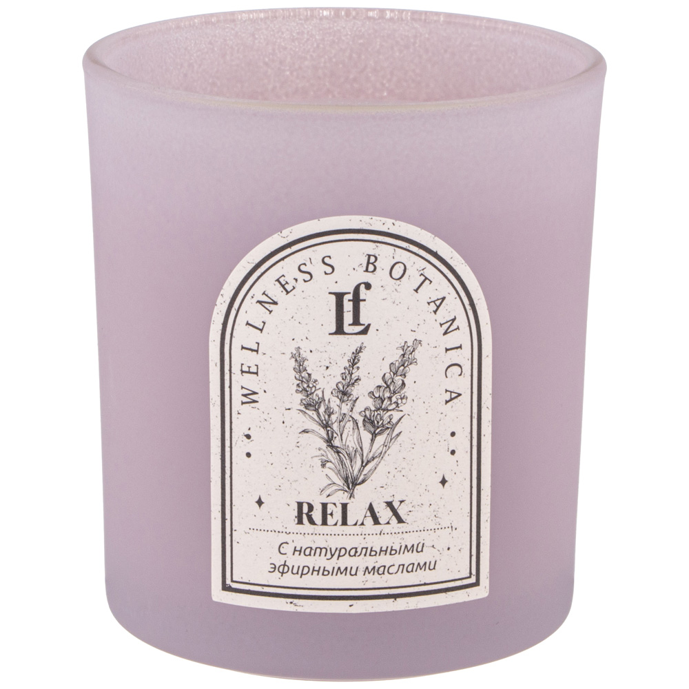 СВЕЧА АРОМАТИЗИРОВАННАЯ В СТАКАНЕ "RELAX" 7*8 СМ