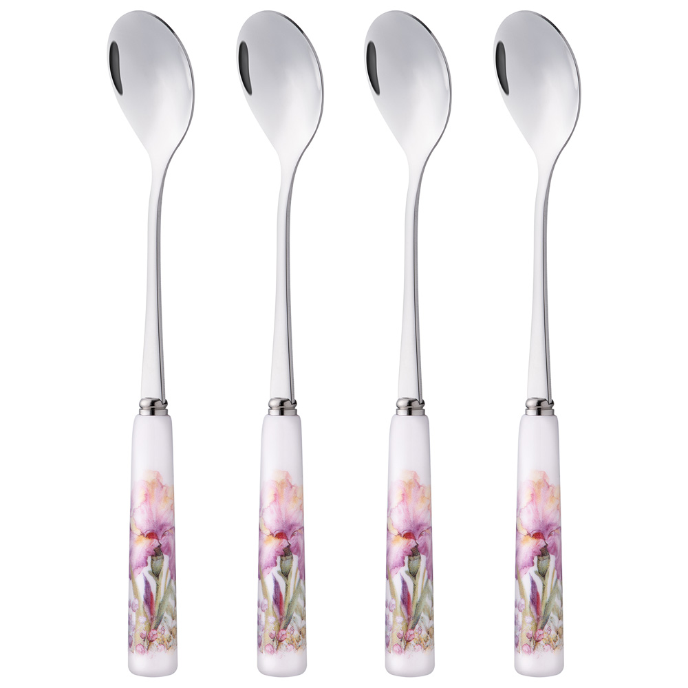 НАБОР ЧАЙНЫХ ЛОЖЕК LEFARD "IRISES" 4 ШТ. (КОР=48НАБ.)
