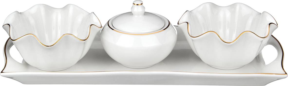 НАБОР СЕРВИРОВОЧНЫЙ LEFARD 4 ПРЕДМЕТА  (КОР=12НАБ.)