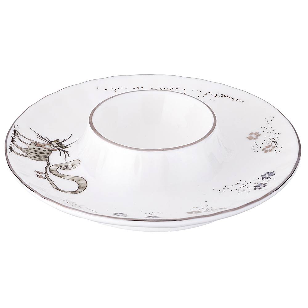 ПОДСТАВКА ДЛЯ ЯЙЦО LEFARD "КОТИКИ" 11,5*3 СМ  (КОР=72ШТ.)