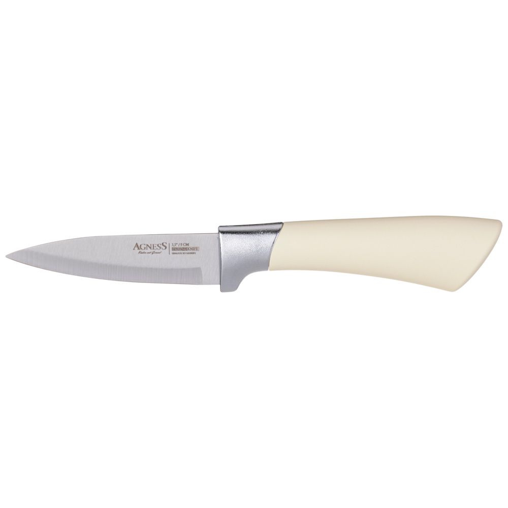 НАБОР НОЖЕЙ AGNESS  НА ПЛАСТИКОВОЙ ПОДСТАВКЕ, 6 ПРЕДМЕТОВ