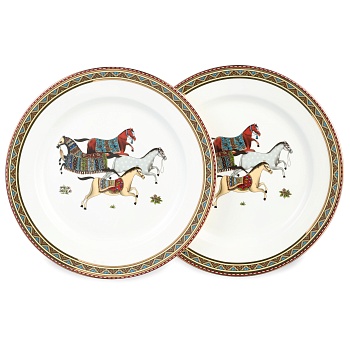 НАБОР ТАРЕЛОК ЗАКУСОЧНЫХ LEFARD "PASSAGE" 2 ШТ. 22,5 СМ (КОР=24НАБ.)