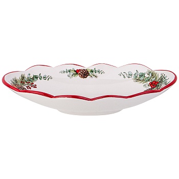 БЛЮДО AGNESS "CELEBRATION" 30,7*17,7*6 СМ (КОР=18ШТ.)