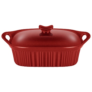 ФОРМА ДЛЯ ЗАПЕКАНИЯ С КРЫШКОЙ REACTIVE RED 33*23*9,5/13 СМ 2000 МЛ