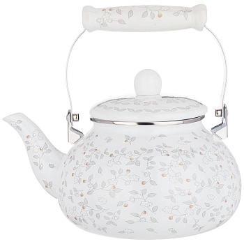 ЧАЙНИК AGNESS  ЭМАЛИРОВАННЫЙ, СЕРИЯ "ВИВЬЕН" 2,5 Л