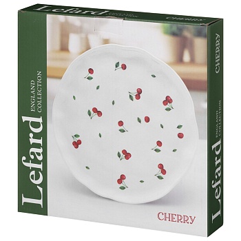 НАБОР ТАРЕЛОК ОБЕДЕННЫХ LEFARD "CHERRY" 2 ШТ. 25,5*2,5 СМ