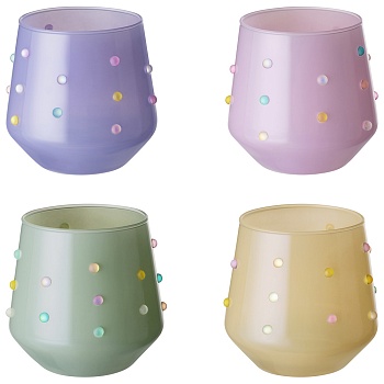 НАБОР СТАКАНОВ "TENDER COLORS" ИЗ 4 ШТ. 380 МЛ