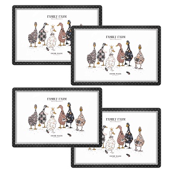 НАБОР ПОДСТАНОВОЧНЫХ САЛФЕТОК "FAMILY FARM" ИЗ 4 ШТ., 45Х30 СМ