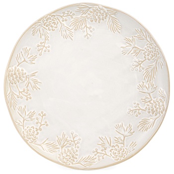 НАБОР ТАРЕЛОК ОБЕДЕННЫХ КОЛЛЕКЦИЯ "PINE CONES", 2 ШТ. /  25*25*2,3  СМ