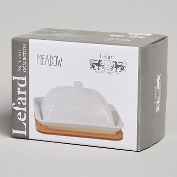 МАСЛЕНКА LEFARD "MEADOW" НА ДЕР. ПОДСТАВКЕ 17*12,5*8 СМ