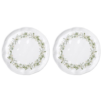 НАБОР ТАРЕЛОК ОБЕДЕННЫХ LEFARD "APPLE GARDEN" 2 ШТ. 25,5*2,5 СМ