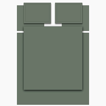 КПБ,KING SIZE,"SOLID" ЗЕЛЕНЫЙ,САТИН, ХЛОПОК 100%,П.240Х260-1ШТ,ПР.260Х260-1ШТ,Н.50Х70-2ШТ/70Х70-2ШТ