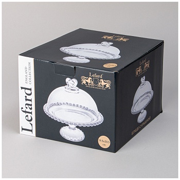 БЛЮДО "SWEETY" С КРЫШКОЙ НА НОЖКЕ 19,5Х20,5 СМ