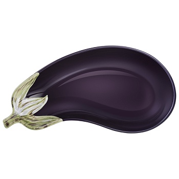 БЛЮДО СЕРВИРОВОЧНОЕ LEFARD "БАКЛАЖАН" 31Х14,5Х4 СМ