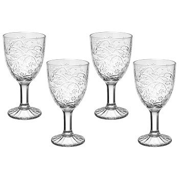 НАБОР БОКАЛОВ ДЛЯ ВИНА "BLOSSOM" 4 ШТ/310 МЛ