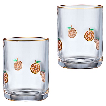 НАБОР СТАКАНОВ "FRUITY ORANGE" ИЗ 2 ШТ. 400 МЛ