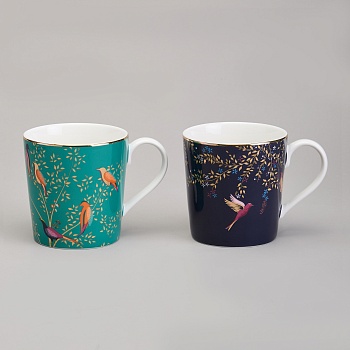 НАБОР КРУЖЕК  LEFARD "GOLDEN BIRDS" 2 ШТ. 380 МЛ (КОР=12НАБ.)