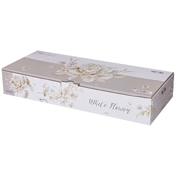 ЧАЙНЫЙ НАБОР LEFARD "WHITE FLOWER" НА 6ПЕР. 12ПР. 330МЛ СЕРЫЙ  (КОР=4НАБ.)