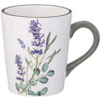 КРУЖКА AGNESS "ЛАВАНДА" 13*9,5*10,5 СМ 300 МЛ (КОР=36ШТ.)