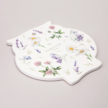 ПОДСТАВКА ПОД ГОРЯЧЕЕ AGNESS "FLOWER STORY" 16*16*1 СМ (КОР=48ШТ.)