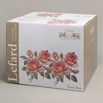 СЕРВИЗ ОБЕДЕННЫЙ LEFARD "КОРЕЙСКАЯ РОЗА" НА 6 ПЕР. 23 ПР. (КОР=1НАБ.)