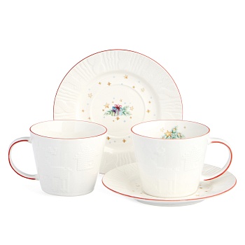 ЧАЙНЫЙ НАБОР LEFARD "WINTER STORY" НА 2 ПЕР. 4 ПР. 240 МЛ (КОР=12НАБ.)