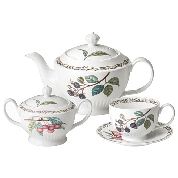 ЧАЙНЫЙ СЕРВИЗ LEFARD "FRUIT GARDEN" НА 6 ПЕР. 14 ПР. 800/350/260 МЛ (КОР=2НАБ.)