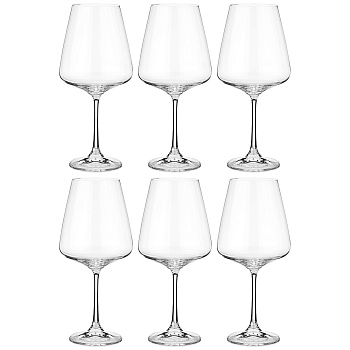 НАБОР БОКАЛОВ ДЛЯ ВИНА ИЗ 6 ШТ. "NAOMI / CORVUS" 570 МЛ.